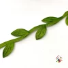 Тасьма декоративна зелені листочки